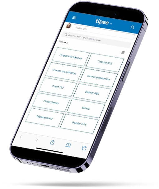 mockup smartphone application tipee timbrage